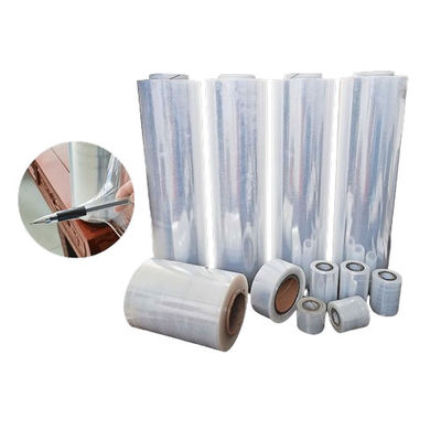 kwaliteit  50mm Soft LDPE Stretch Film Roll Transparent LDPE Sheet For Machine Wrap fabriek