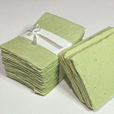 Kleurrijk plantenbaar ingebed zaadpapier handgemaakt voor bedrijven