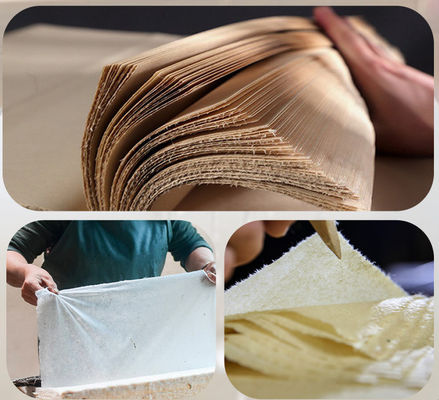 Kleurrijk plantenbaar ingebed zaadpapier handgemaakt voor bedrijven