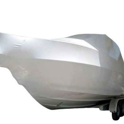 Heavy Duty PE Shrink Wrap Film 15μm - 300μm Dikte Witte Boat Shrink Wrap