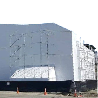 Witte PE Construction Shrink Wrap Polyethyleen Steigerwerk Shrink Wrap
