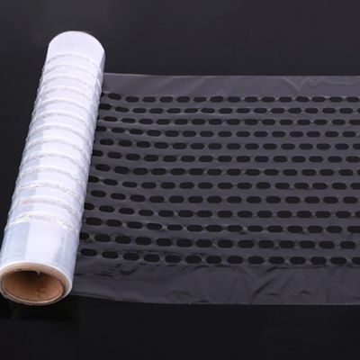 Geventileerde LDPE rekfilm 500 mm x 1420 m polyethyleen pallet wrap roll