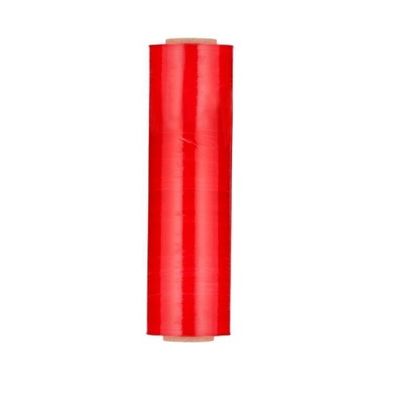 Rode kleur 30 micron LDPE rekfilm Flexible pallet wrap rekfilm