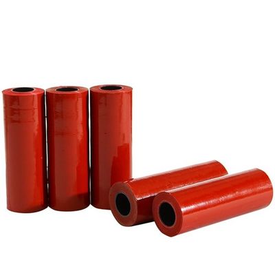 Rode kleur 30 micron LDPE rekfilm Flexible pallet wrap rekfilm
