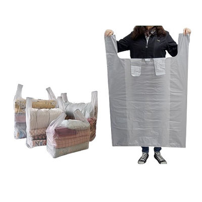 Poly-plastic vest type draagtassen Polyethyleen 20 - 60 micron dikte