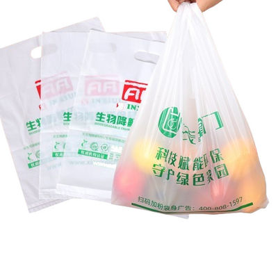Groente Voedsel Poly Plastic Vest Draagtassen 11x17x21 In Voor Takeaways
