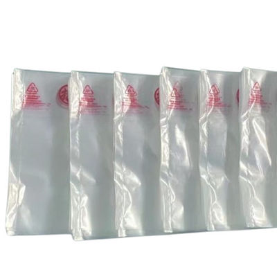 Voedingsmiddelenkwaliteit PE transparante plastic winkeltassen 30 micron T-shirt handtassen