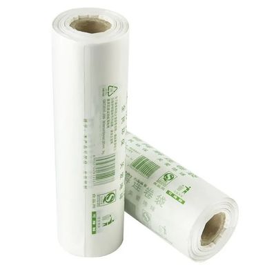 Herbruikbare, biologisch afbreekbare, PLA boodschappenzak op rol, composteerbare plastic boodschappenzakken