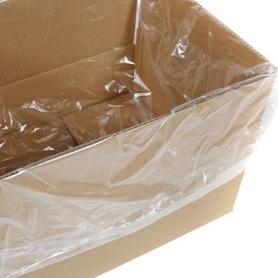 Vierkante bodem PE plastic kartonnen voering zak transparante plastic zak