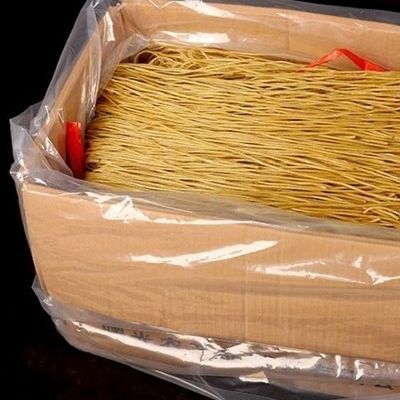 Vierkante bodem PE plastic kartonnen voering zak transparante plastic zak