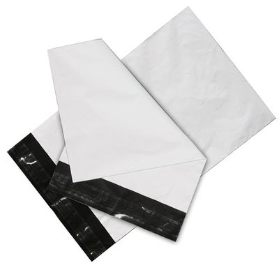 50 micron LDPE White Poly Mailer Enveloppen Verzendzakken Voor E-Business