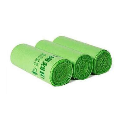 Biologisch afbreekbaar PLA vuilnisbak Liner op rol Afdrukbaar groen