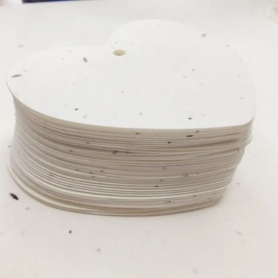 200 gm Blank ingebed zaadpapier 0,3 mm - 0,5 mm Dikte 100 vel