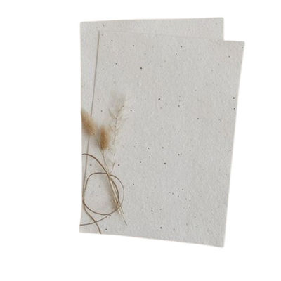 Op maat gemaakt papier zaad ingebedde kaarten gedrukt plantaardig kruid zaad papier